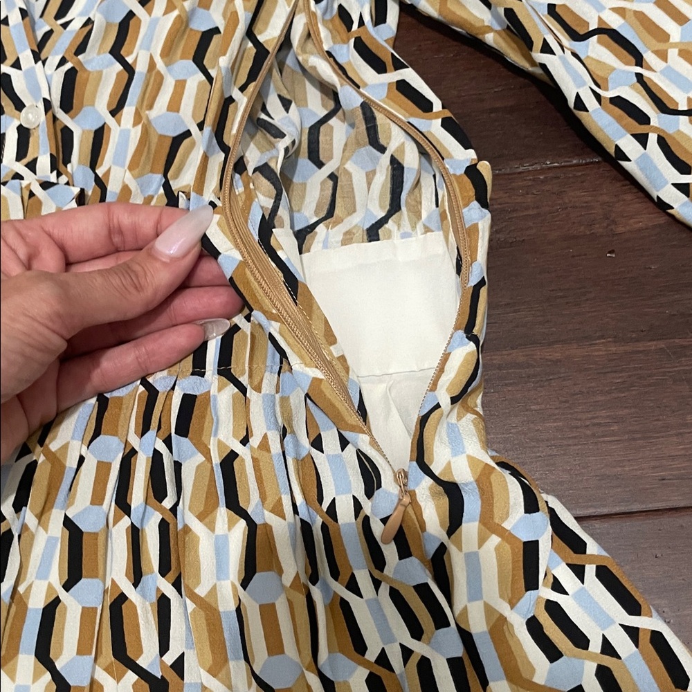 Maje Geometric Pattern Mini Dress - Picture 5 of 9